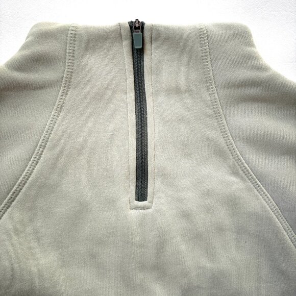 MTA Sport 1/4 Zip Cropped Long Sleeve Top Womens Size Large - Picture 4 of 8